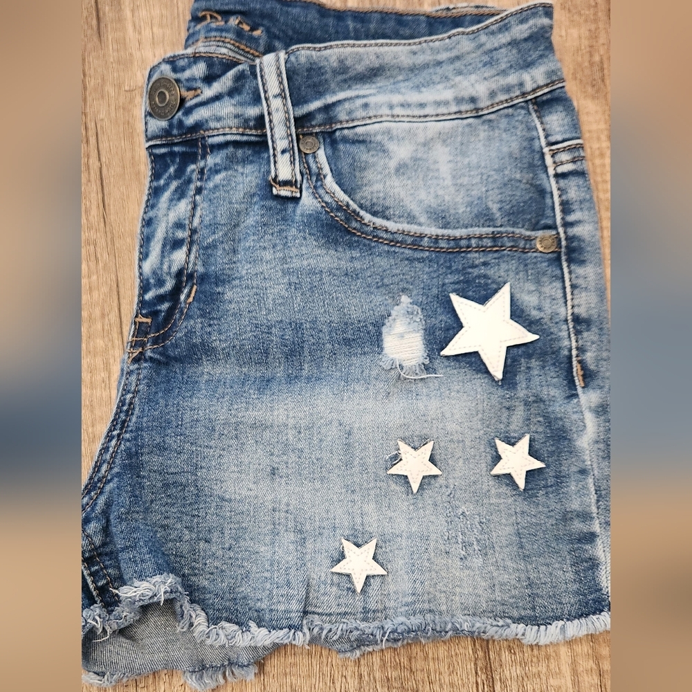 🔥Denim Shorts With Stars Size 11
